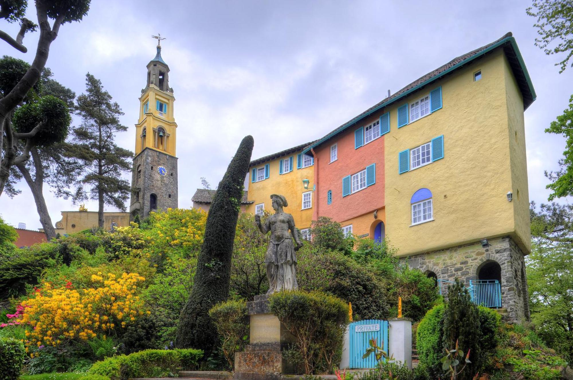 Portmeirion Village & Castell Deudraeth Porthmadog Bagian luar foto