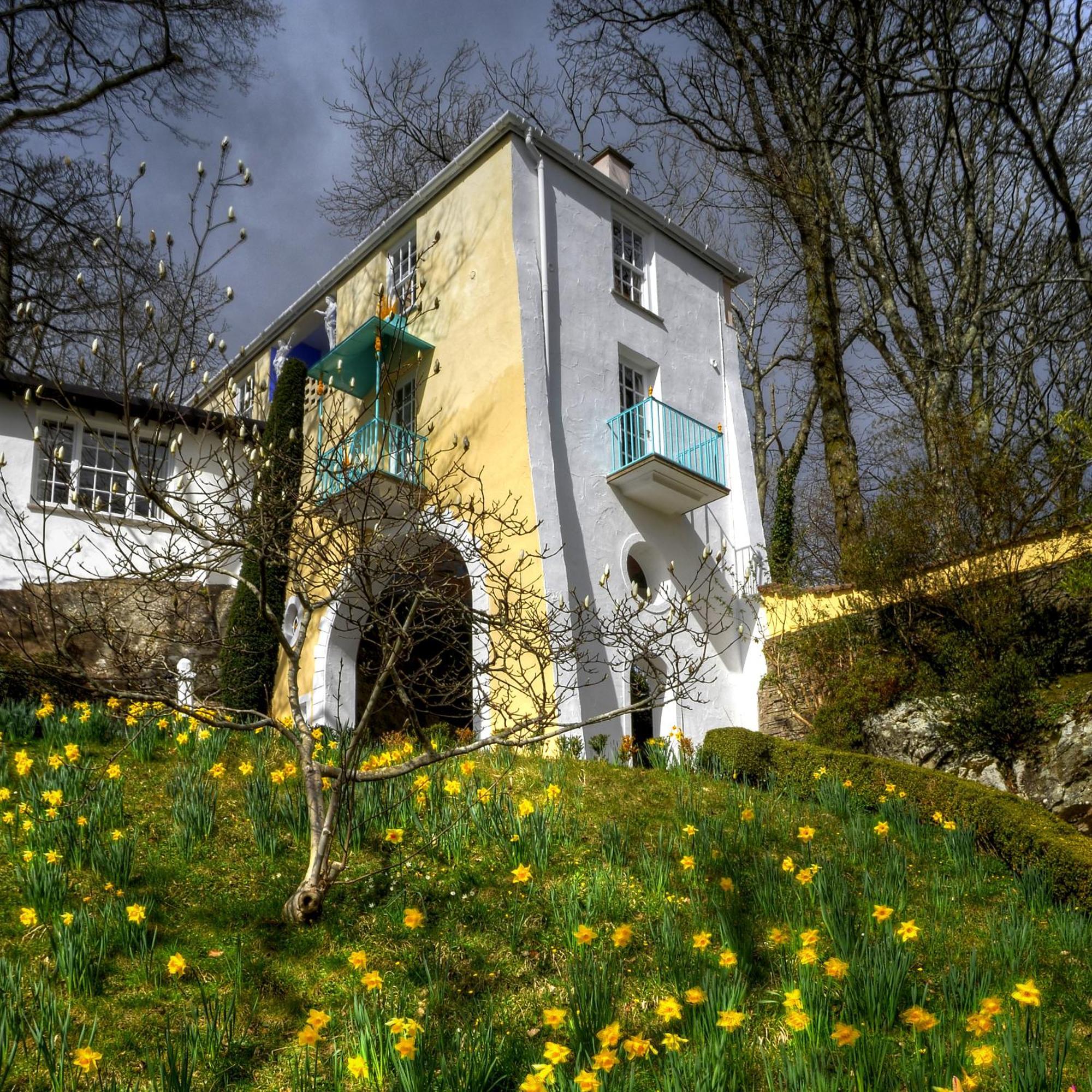 Portmeirion Village & Castell Deudraeth Porthmadog Bagian luar foto